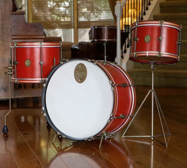 A&F Mahogany Club 20" 3pc Drum Kit - Antique Red